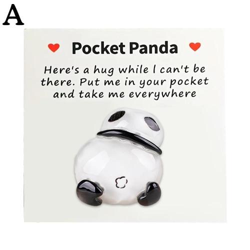 A Un Petit Calin De Panda De Poche Mini Calin De Panda Mignon Jouet Anti-Stress Ew N J7l0 A