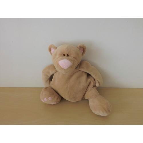 Peluche Ours Beige Rose Jollybaby