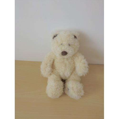 Peluche Ours Blanc Marron Marèse