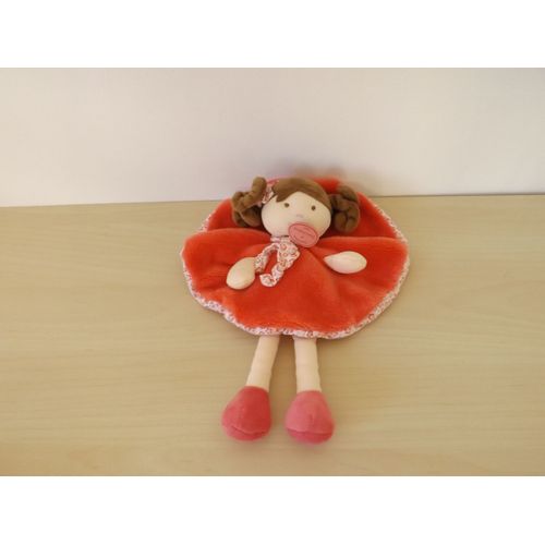 Doudou Fille Rose Fleurs Doudou Et Compagnie