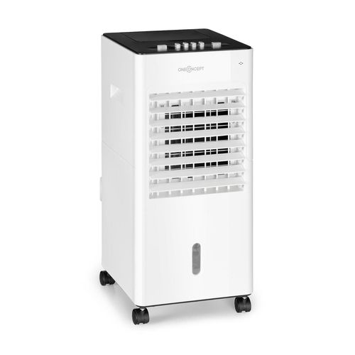 Oneconcept Freshboxx Rafraîchisseur D'air 65w - Débit 360 M³/H - Réservoir 6 Litres - 3 Vitesses De Ventilation - Blanc