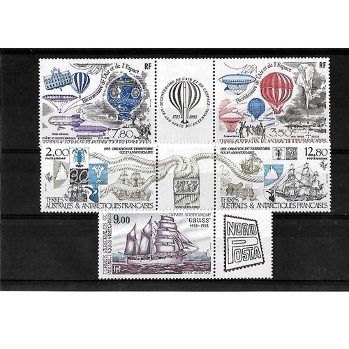 Taaf- Lot De 5 Timbres Neufs** -Gomme Intacte-1 Er Choix
