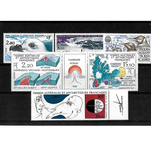 Taaf- Lot De 6 Timbres Neufs** -Gomme Intacte-1 Er Choix