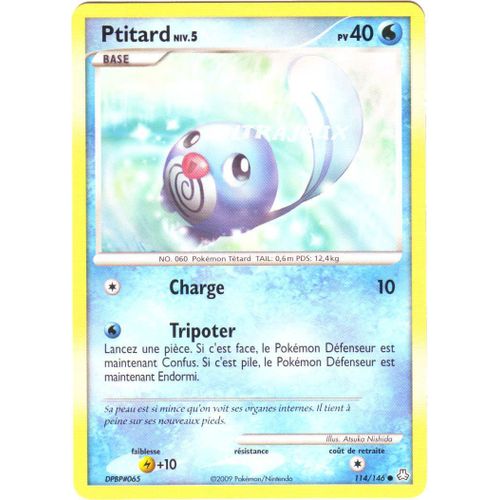 Pokémon - 114/146 - Ptitard Niv.5 - Diamant Et Perle : Eveil Des Légendes - Commune