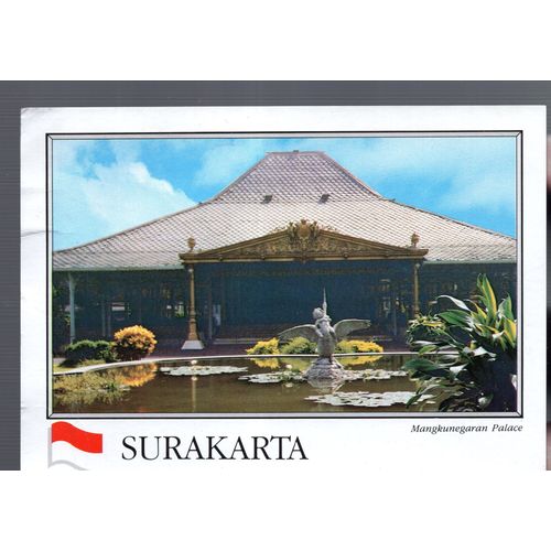 Carte Postale De Surakarta (Indonésie) Résidence Royale Du Prince Mangkunegoro