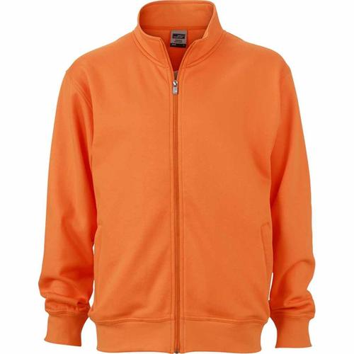 Sweat Zipp? Workwear - Homme - Jn836 - Orange