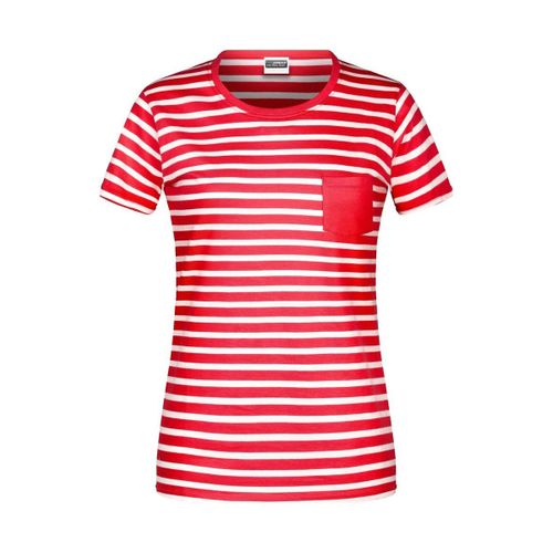 T-Shirt Ray? Coton Bio Marini?Re Pour Femme - 8027 - Rouge