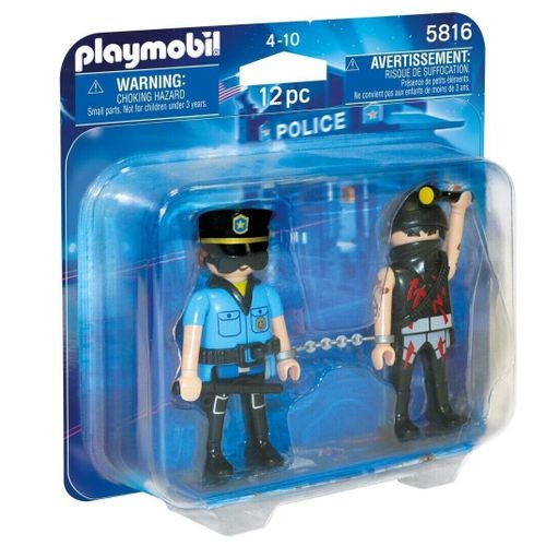 Playmobil 5816 Duo Pack Policier Et Bandit