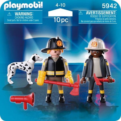 Playmobil 5942 Pompiers Avec Chien