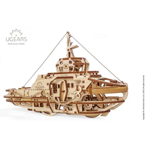 Puzzle 169 Pièces Puzzle 3d En Bois - Remorqueur