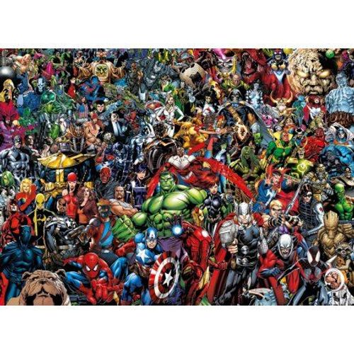 Puzzle Adulte Impossible Marvel Avengers - 1000 Pieces - Clementoni - Collection Super Heroes