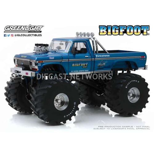 Greenlight Collectibles 1/18 - Ford F 250 Monster Truck - King Of Crunch 1979 - 13541-Greenlight