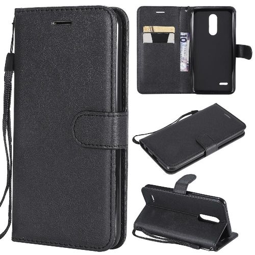 Flip Étui Pour Huawei Mate 7 Étui De Téléphone Portefeuille D'affaires Cuir De Haute Qualité Avec Fente Pour Carte Couleur Solide Classique - Noir