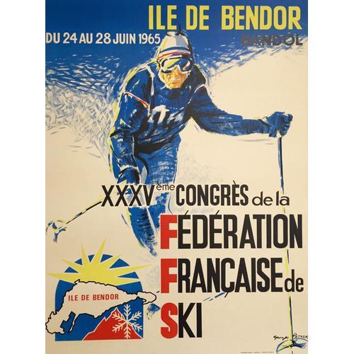 Affiche Île De Bendor 1965