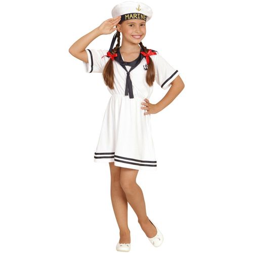 Déguisement Marin Blanc Fille - 78623 - 5 À 7 Ans - Port 0¿