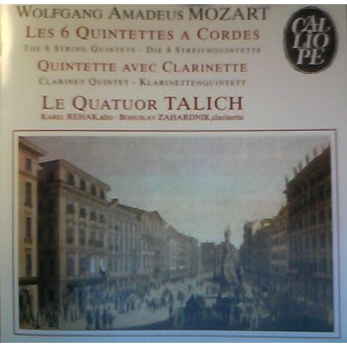 Le Quatuor Talich, Karel Rehak, Bohuslav Zahardnik ‎ Les 6 Quintettes À Cordes