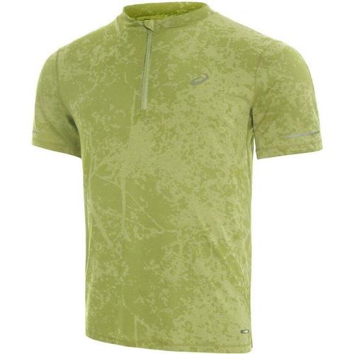 Metarun Half-Zip Pattern Maillot De Course Hommes - Vert Olive