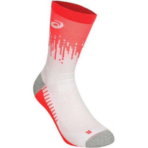 Pixel Performance Crew Chaussettes De Running - Blanc , Orange