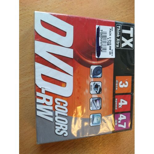 DVD VIDEO TX DVDTX 47 B 3-RW-20