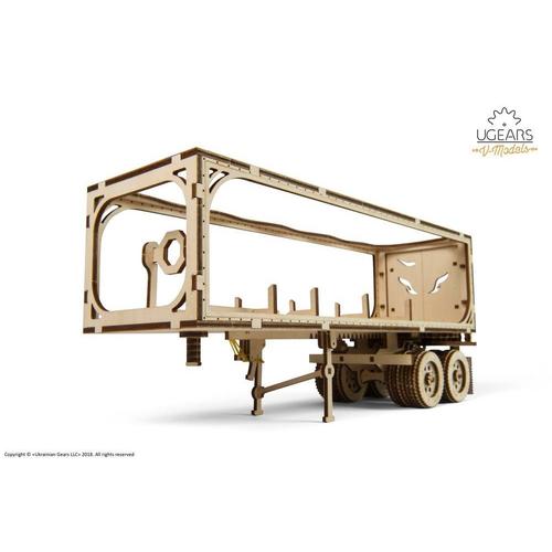 Puzzle 138 Pièces Puzzle 3d En Bois - Remorque Pour Camion Heavy Boy Truck Vm-03