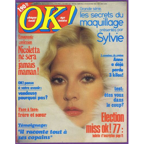 Ok Age Tendre 46 1976 Vartan/Adamo/Yves Jouffroy/Charby/Joelle/Nicoletta/Chamfort/Breillat/F Valery