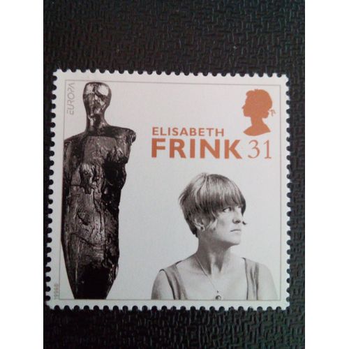 Timbre Royaume-Uni Yt 1909 Dame Elisabeth Frink (Sculpteur) 1996 ( 50304 )