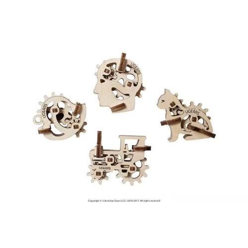 Puzzle 8 Pièces Puzzle 3d En Bois - U-Fidgets-Tribiks