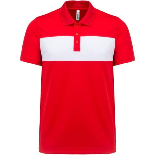 Polo Sport - Pa493 - Rouge - Manches Courtes