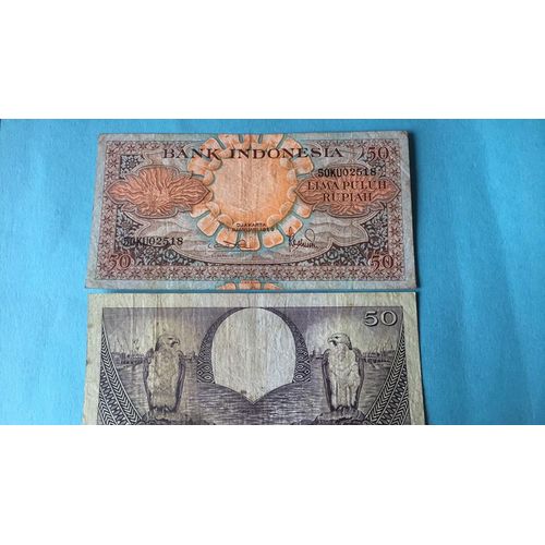 Billet Indonesie 50 Rupiah 1959