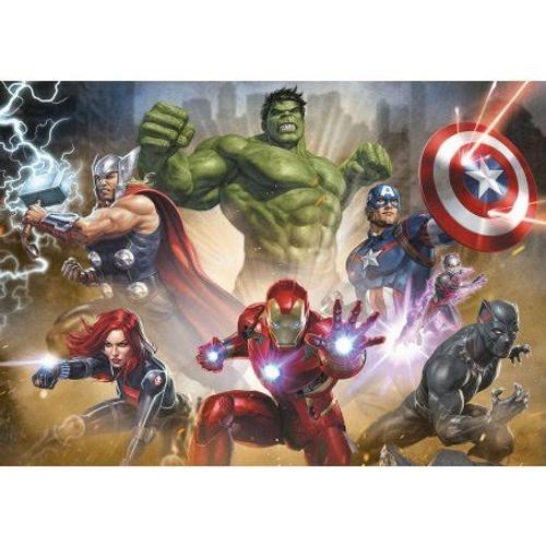 Puzzle Adulte Avengers Hulk Iron Man Captain America Black Panthers Thor - 1000 Pieces - Educa Collection Super Heroes