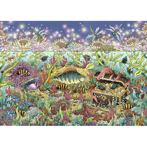Puzzle 1000 Pièces Le Monde Sous-Marin Au Crépuscule
