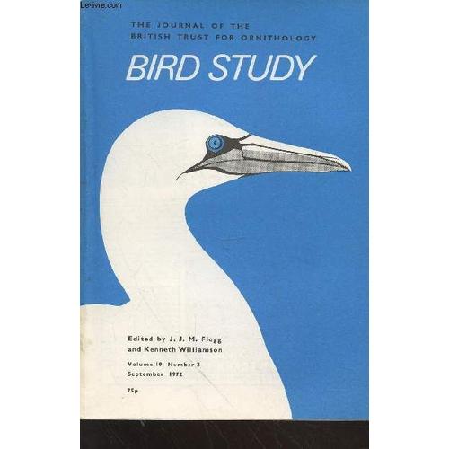 Bird Study Vol 19 N°3 September 1972 : The Journal Of The British Trust For Ornithology. Sommaire : The Peregrine Population Of Great Britain In 1971 - Brereding Bird Species Diversity In Relation To(...)