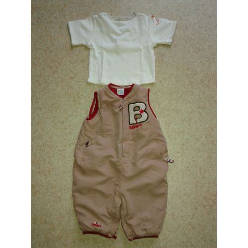 Ensemble Salopette Tee-Shirt 3mois