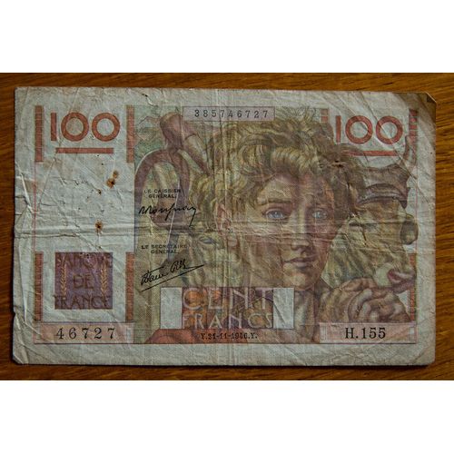 Billet 100 Francs Jeune Paysan