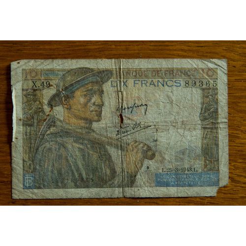 Billet 10 Francs Mineur