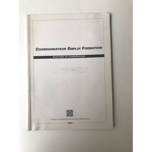 Coordinateur Emploi Formation - Activités Et Compétences