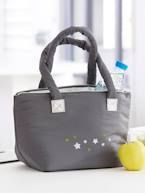 Lunch Bag Sac Transport Repas Biberon Bebe Isotherme Coloris Gris Anthracite Matiere Doudoune Marque Vertbaudet Rakuten