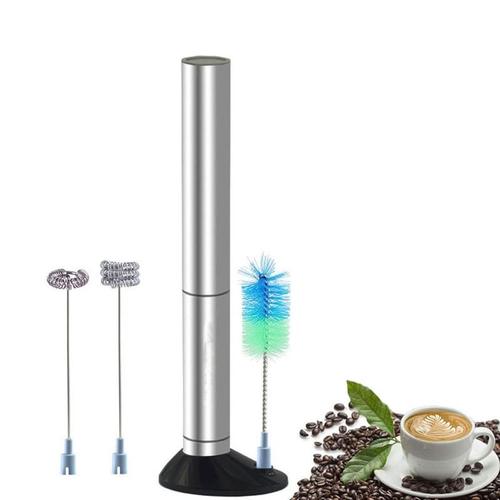 Acier inoxydable electrique portable mousseur à lait mousseur fouet melangeur oeuf batteur cafetiere melangeur Auto agitateur cuisine remuer e