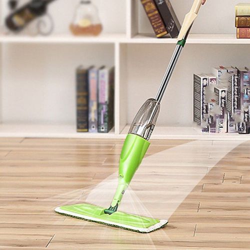 Plancher en bois magique de vadrouille de jet avec les tampons reutilisables de microfibre 360 degres poignee maison fenêtres cuisine vadrouille balayeuse balai outils propres