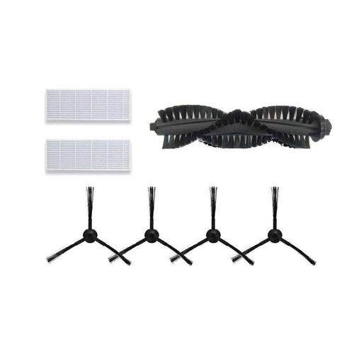 Pour ILIFE A4s Robot aspirateur Kits de rechange-HEPA filtre brosse princiPôLe brosses laterales