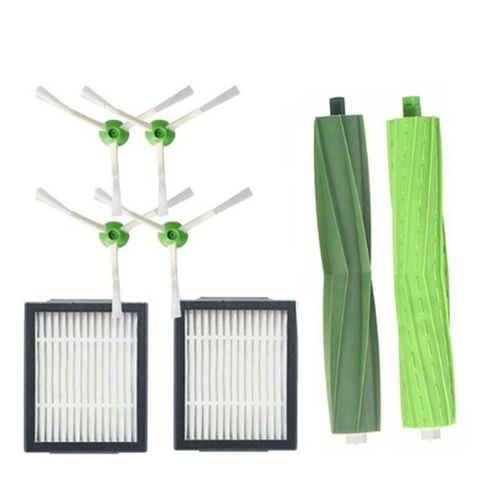 8 en 1 accessoires brosse laterale de remplacement & filtres Hepa & brosse princiPôLe pour aspirateur Irobot Roomba I7 I7 +/I7 Plus E5 E6 E7
