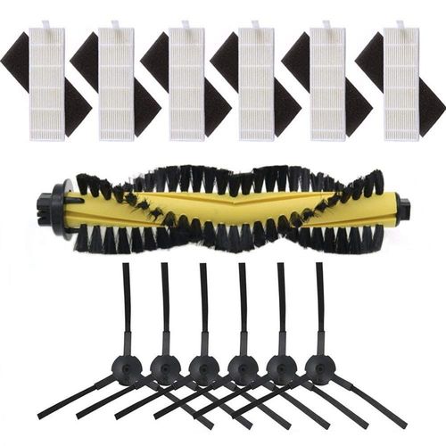 Accessoires de remplacement de poux pour ILIFE A4 Robot aspirateur-HEPA filtre eponge brosse princiPôLe brosses laterales