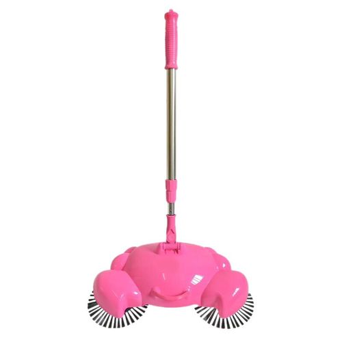 Balayeuse en acier inoxydable poussoir poussoir à main balai magique pelle à poussiere poignee menage nettoyage main poussoir balayeuse