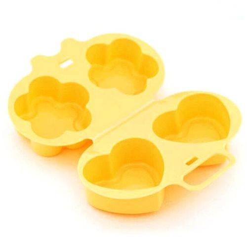 Four à micro-ondes cuit à la vapeur oeuf ustensile deux Côtes amour fleur cuit à la vapeur poulet oeuf creme moule accessoires de cuisine