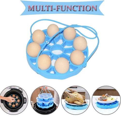 Support de vapeur d'oeufs de Silicone pour des accessoires de Pot bride de autocuiseurs tient 9 oeufs pour 5/6 8 Quart