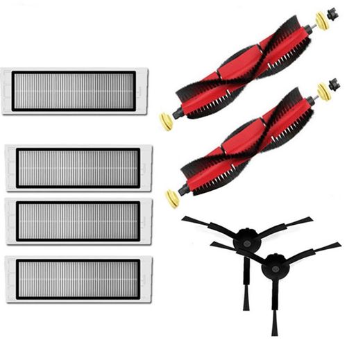 Accessoires de rechange brosse principale detachable filtre Hepa brosse laterale vadrouille tissu pour Xiaomi aspirateur Roborock S50 S51 S55 E35 T60 T6