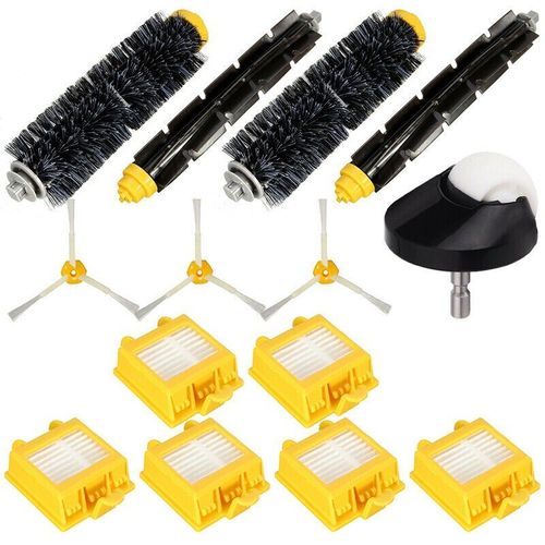 14 pieces/ensemble brosse laterale roue princiPôLe brosse filtre pour Irobot Roomba 700 760 770 780