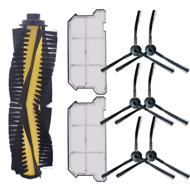 1 x brosse princiPLe + 6 x brosse laterale + 2 x filtre Hep...