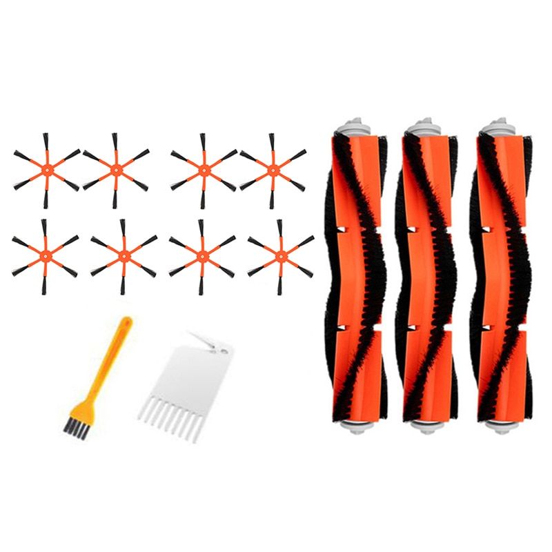 3 brosse princiPLe + 8 filtre brosse laterale adapte pour X...