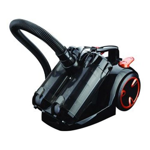 Klaiser Confort Bs112D - Aspirateur sans sac Dual-cyclone Technologie DUO - Xtreme Force-Pure Air - Système Multi-Filtration - 1600 W - Noir